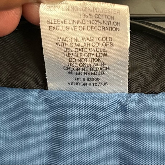 Men’s Vintage Cheetah Lightweight Windbreaker Track Jacket Blue Size Large - Picture 7 of 12